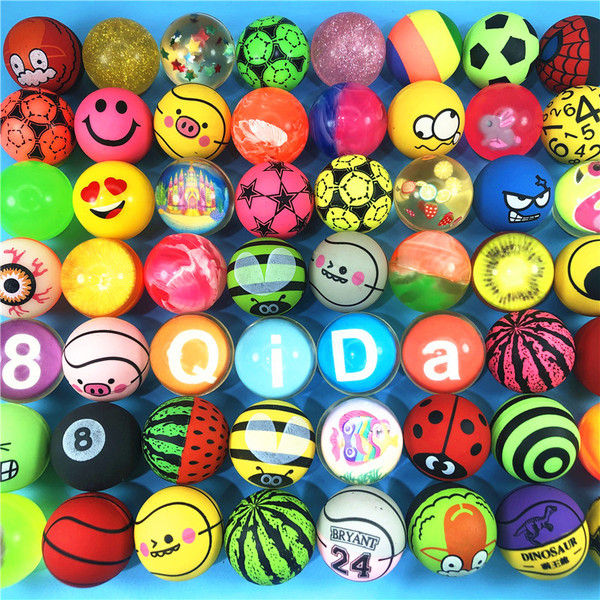 Rubber mixed automatic bouncy ball for jumping