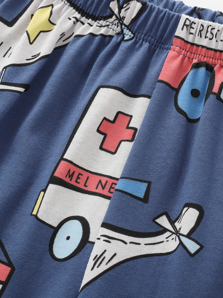 Malwee transfronterizo ropa de verano para niños nuevos niños europeos y americanos cuello redondo manga corta guapo niño casual dos piezas