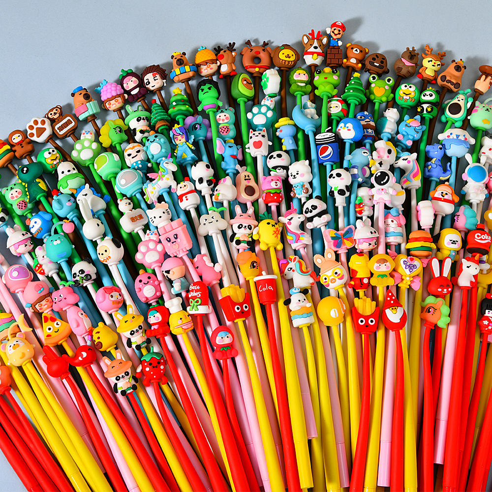 Creativo lindo rocker música lápiz neutral dibujos animados de alto valor facial estudiantes de reducción de presión lápiz rocker estudiantes de primaria premios papelería