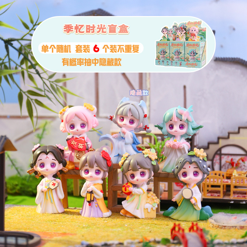 New Season's Memory Blind Box Cute Cartoon Office Desk Decorations Student Holiday Gifts Wholesale