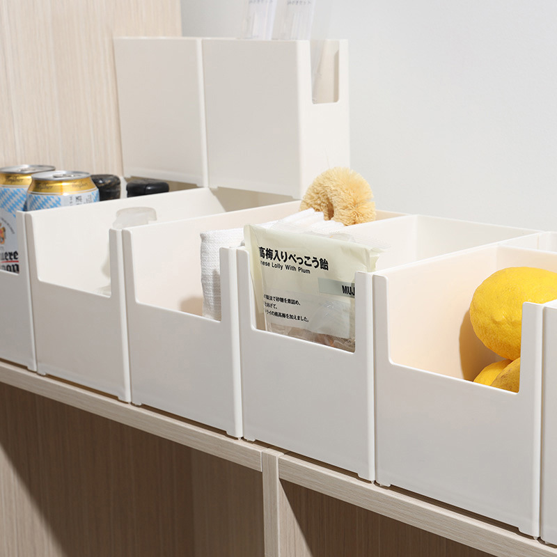 直角収納ボックス日本式雑物家庭用キッチンキャビネット収納整理ボックスプラスチック仕切りボックスキャビネット収納ボックス