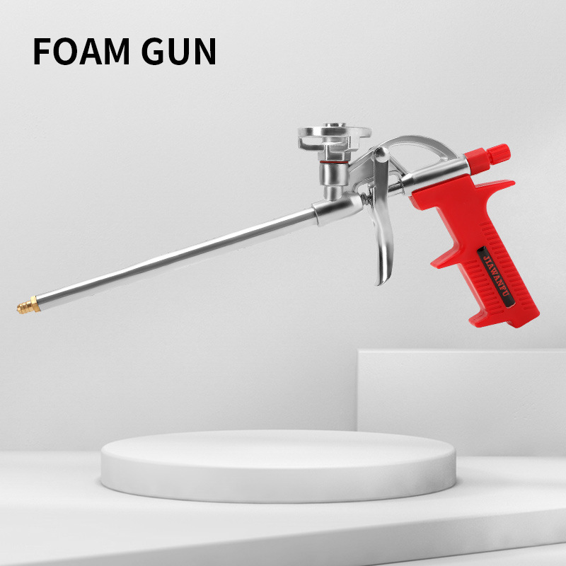 厂家直供家用喷涂工具金属发泡胶枪美缝玻璃胶枪手动按压发泡胶枪