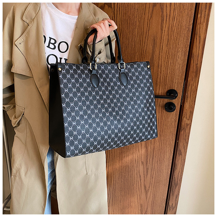 Bolso de hombro para mujer bolso retro de gran capacidad tendencia_voghion.com