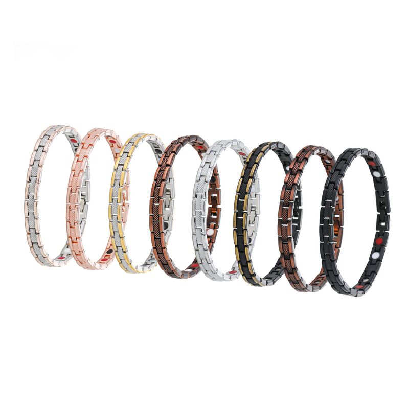 European and American Hot-Selling Fashionable and Simple Pineapple Pattern Mesh Dot-Shaped Detachable Couple Magnetic Bracelet Jewelry Magnetic Therapy Bracelet European and American Hot-Selling Fashionable and Simple Pineapple Pattern Mesh Dot-Shaped Detachable Couple Magnetic Bracelet Jewelry Magnetic Therapy Bracelet