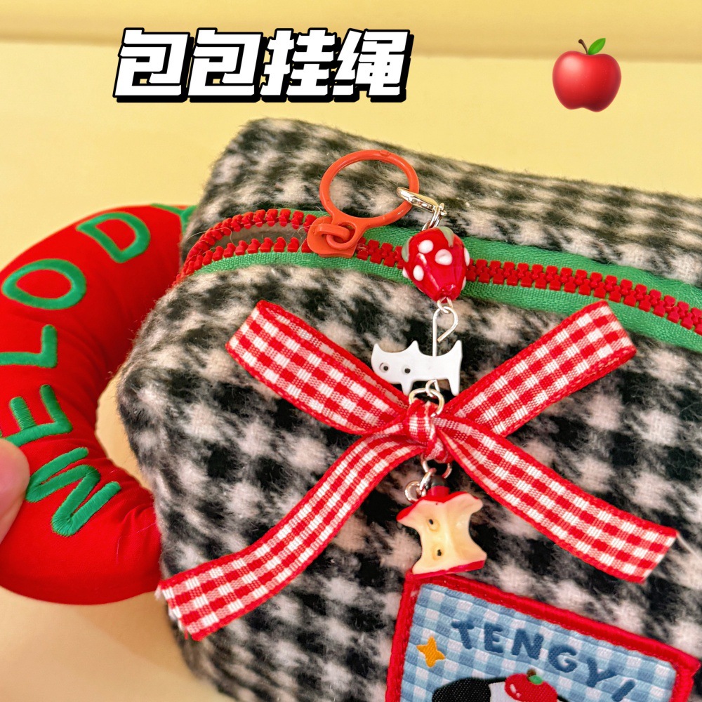 Inswind lindos colgantes de llaveros dulce corazón de niña caja de teléfono móvil decoración colgantes colgantes cadena colgantes al por mayor