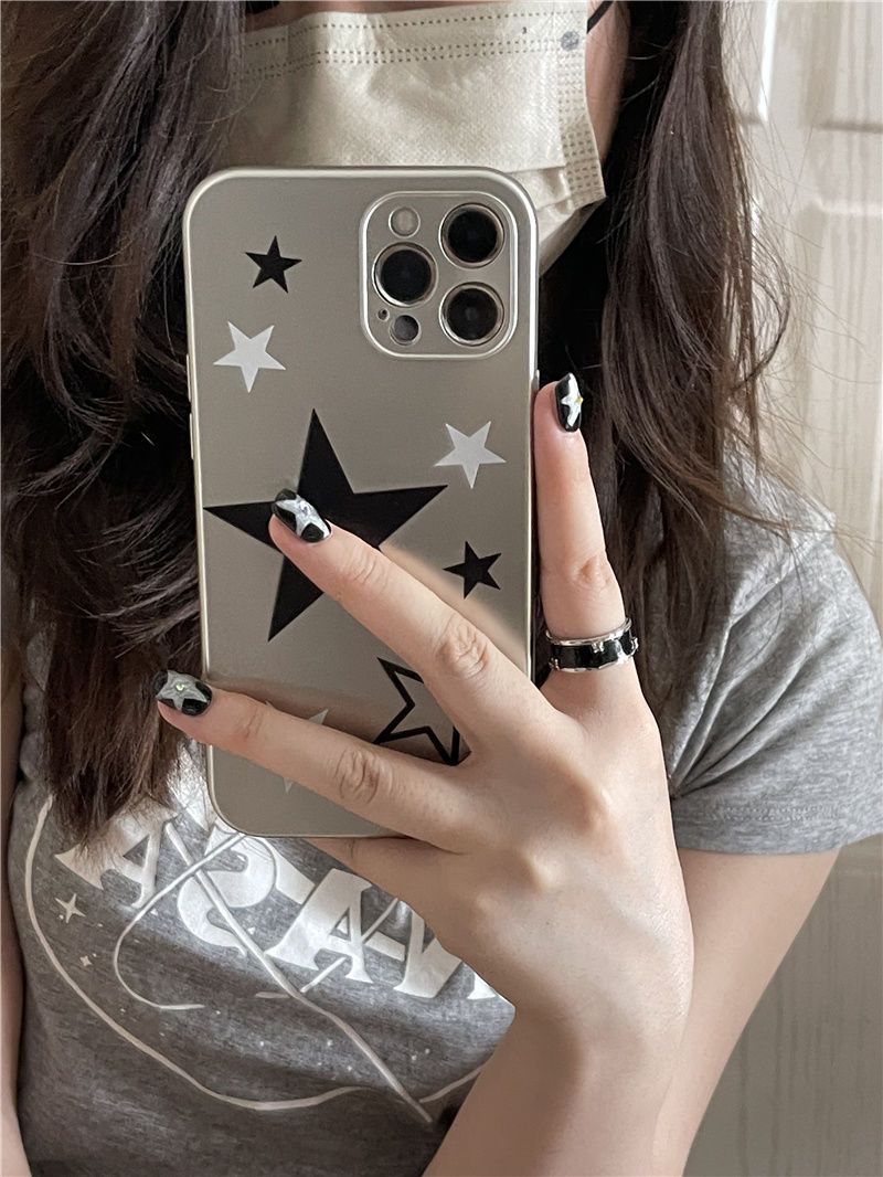 Handyhülle Mit Stern Motiv Aus Silikon Für Iphone Anti-schock_voghion.com