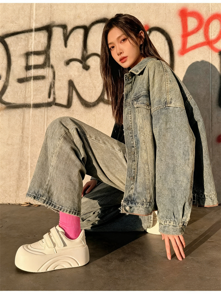 Scarpe platform stile pane donna velcro cloud bianco_voghion.com