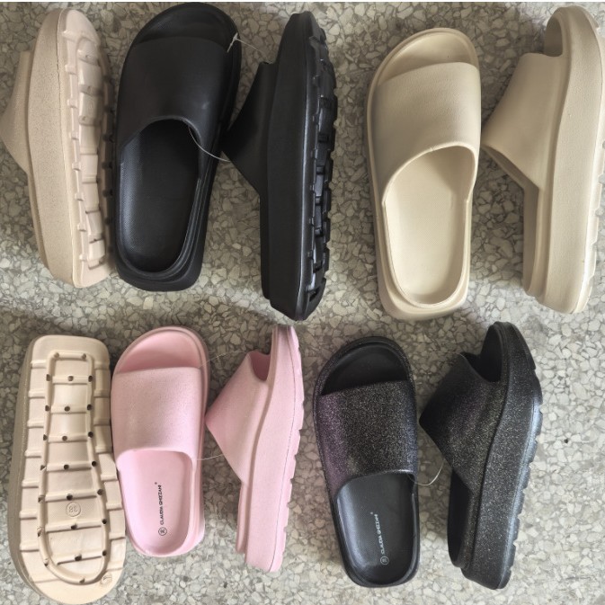 Rubber and Plastic Home Slippers for Women, Men's Stock Mixed Products Suitable for Beach Couples, Sandals That Feel Like Stepping on Shit, Indoor Slippers