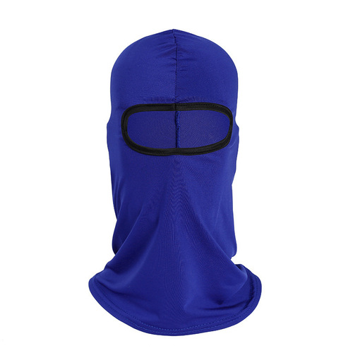 Manufacturer wholesale solid color breathable helmet cover anti-cold warm bicycle motorcycle riding scarf warming face mask
