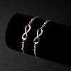 Fashionable jewelry, adjustable bracelet, European style, micro incrustation, wholesale