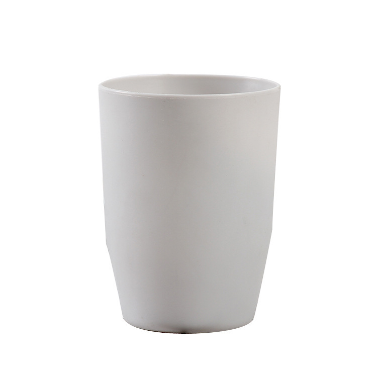 Hogar creativo simple enjuague bucal taza de plástico taza de cepillo de dientes impreso logo publicidad taza de viaje Hotel enjuague bucal taza