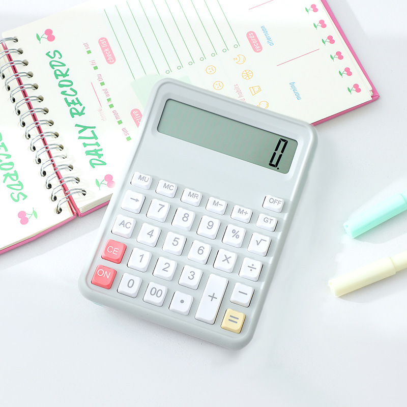 人民教育版電卓 小学生4年生数学教科書 同期コンピュータ財務オフィス電卓|undefined