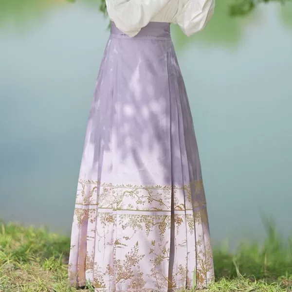 【Mantingfang】Single purple skirt
