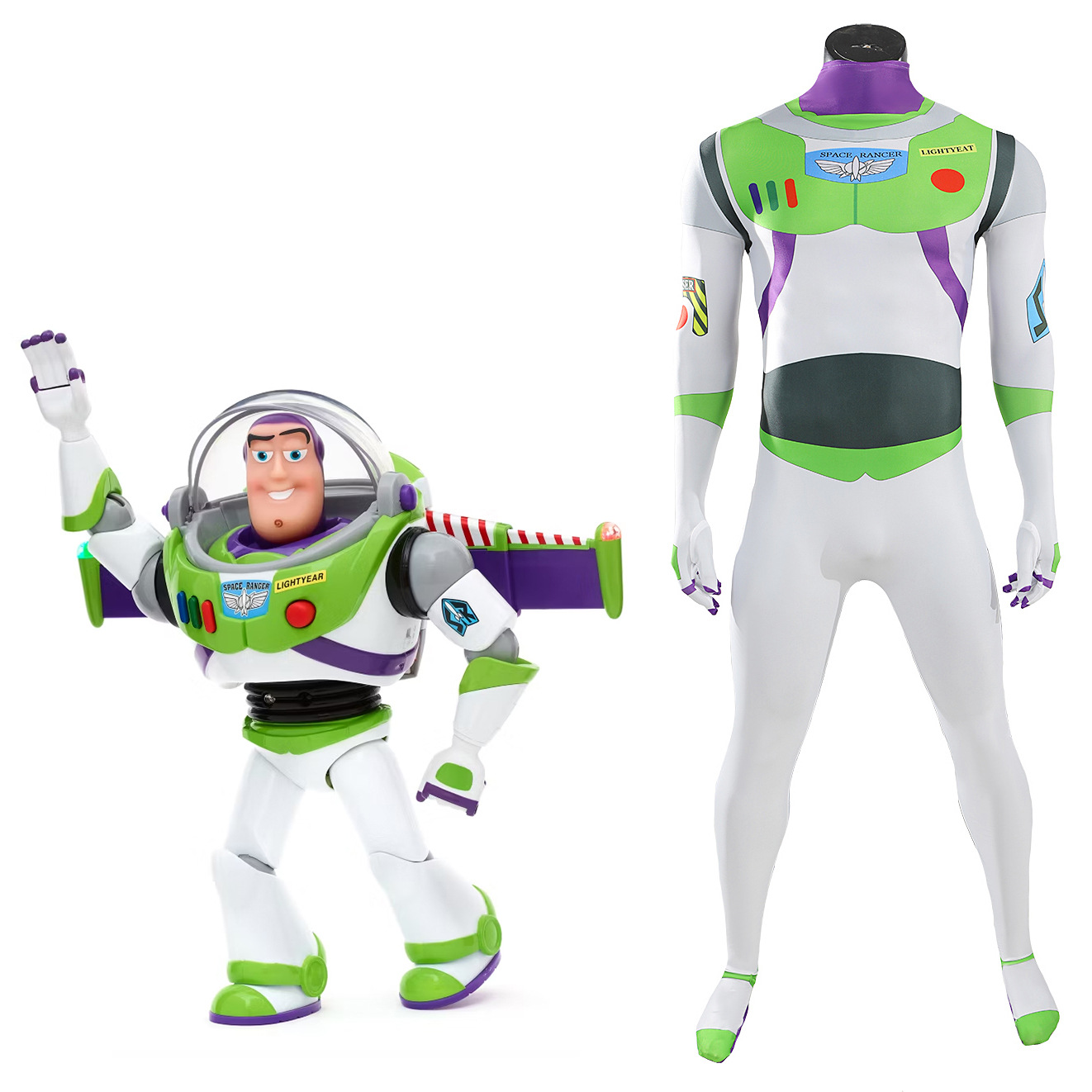 玩具总动员5巴斯光年万圣节Buzz Lightyear动漫cosplay服装