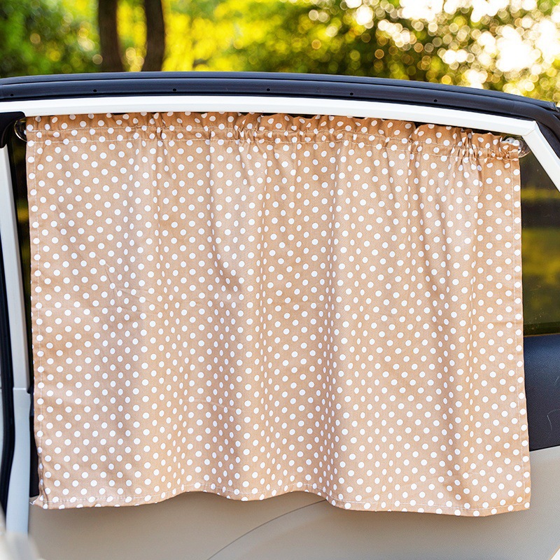 Ins car sun protection heat insulation sunshade children's cartoon suction cup side window car side block baby car interior shading
