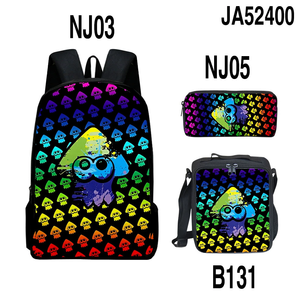 (Cross-border trading), set, backpack, children's school bag, pencil case, 2023, new collection, 3 piece set