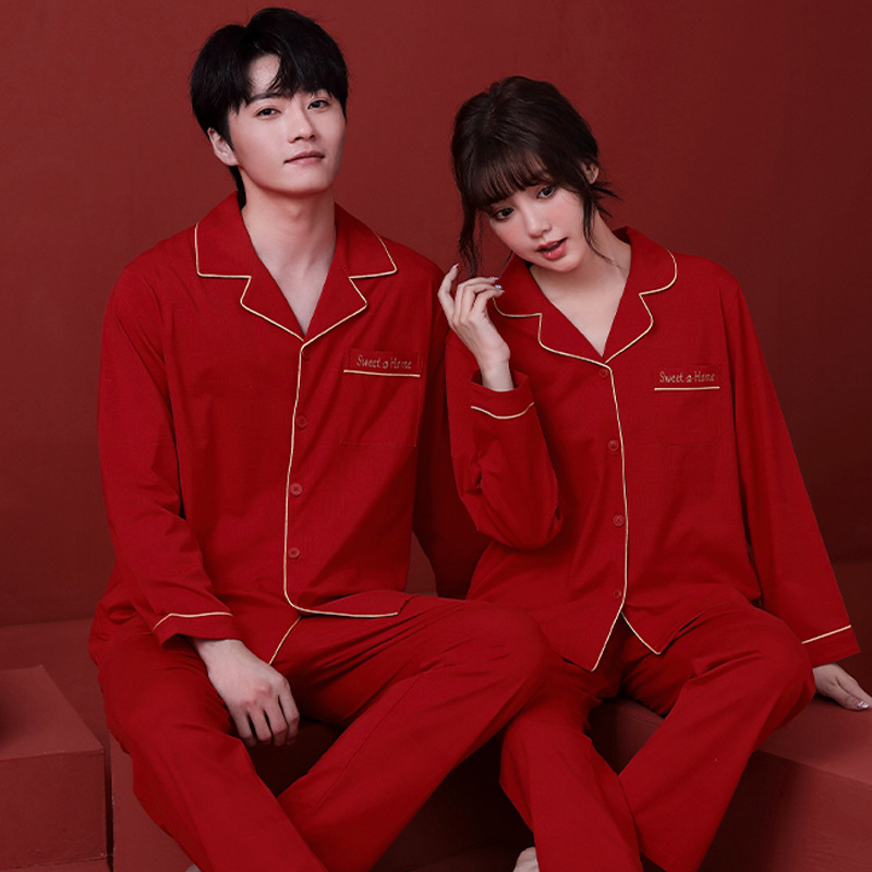 High-end red summer pijama