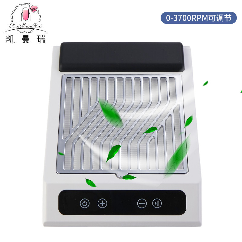 Aspirador de uñas de succión grande transfronterizo 80W aspirador de escritorio de uñas de almacenamiento de energía de carga inalámbrica japonesa de alta potencia