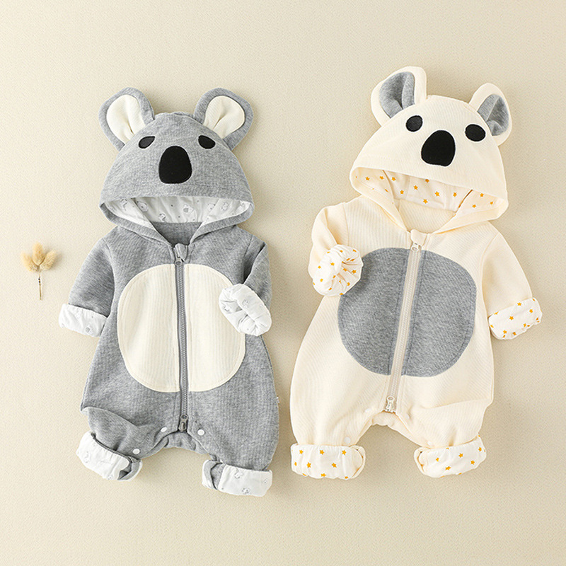 Super lindo bebé niños ropa mono primavera y otoño moda bebé Niñas Ropa de salida para cientos de días Bebé otoño ropa traje