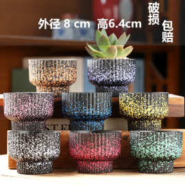 多肉花盆陶瓷老桩盆大口径创意特价清仓北欧简约粗陶透气套装组合