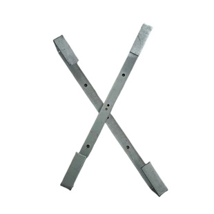Henglixing Optoelectronics Hot-Dip Galvanized Optical Cable Remaining Cable Rack Cross-Shaped Pole Used for Towers Used with Junction Box