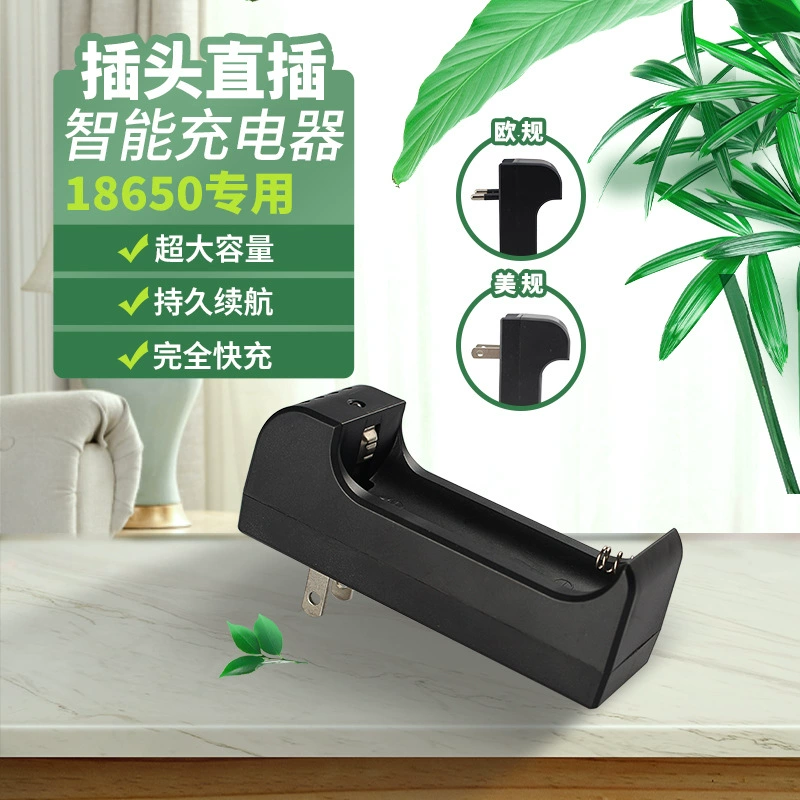 18650 литиевая батарея американский стандарт зарядное устройство вилка один заряд Европейский стандарт один слот литиевая батарея зарядное устройство источник производитель