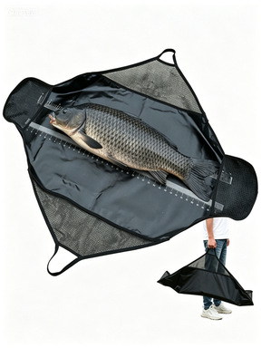Amazon outdoor fishing bag fish weight bag folding mesh weight sling…