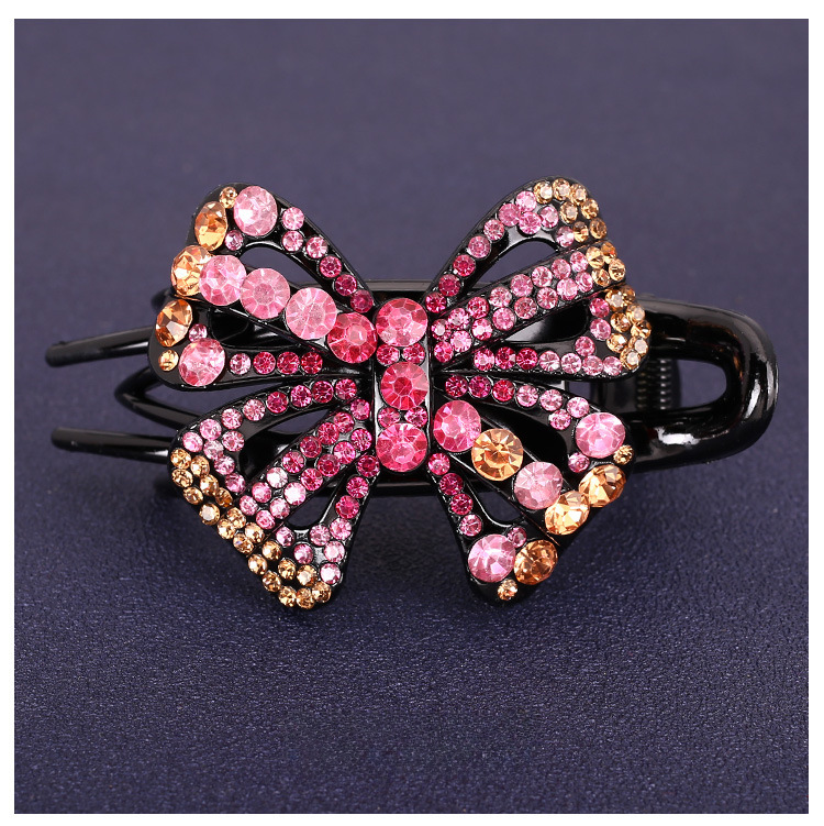 Molletta per capelli farfalla con strass accessorio retro donna_voghion.com