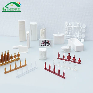 Мини-модели мебели и техники для интерьера 1:25