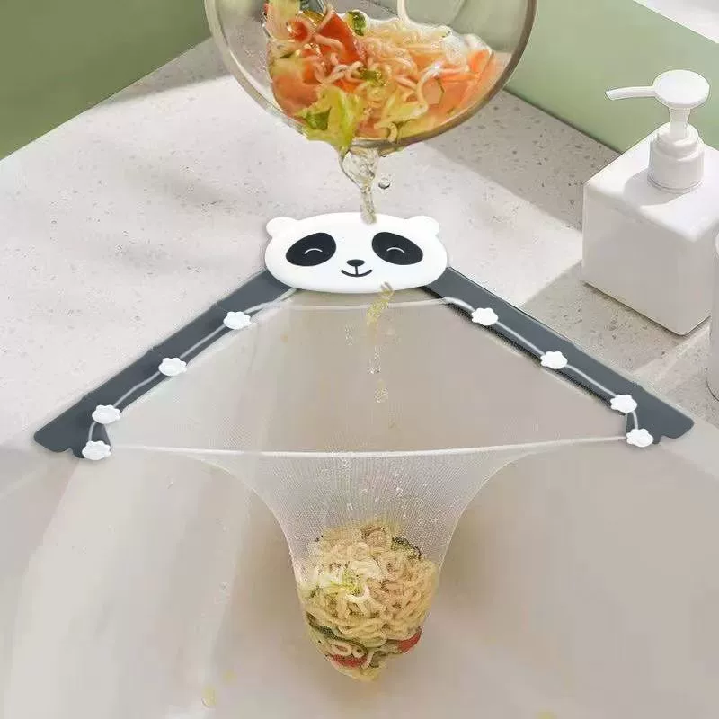 Panda Sink Drain: кухонная фильтр-решетка для раковины, держатель для стока воды и остатков риса