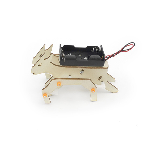 Fifth grade students' handmade running goat small production material package steam educational science experiment diy teaching aids