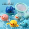 Swimming Little Meng Duck+Little Penguin+Little Pink Duck+Little Sea Lion+Water Spray Whale+Diaoyu.com