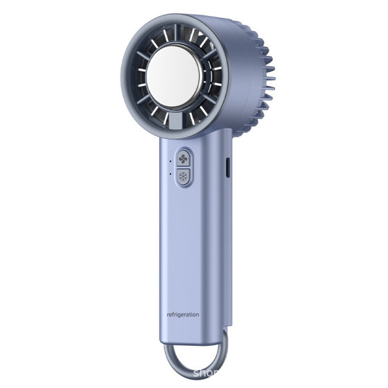 Cross-border semiconductor ice cooling fan handheld portable small desktop charging turbo mini usb fan