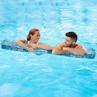 Cross-Border Inflatable Floating Board, Swimming Pool Inflatable Noodles, Heavy-Duty Giant Noodles, with Luxury Fabrics