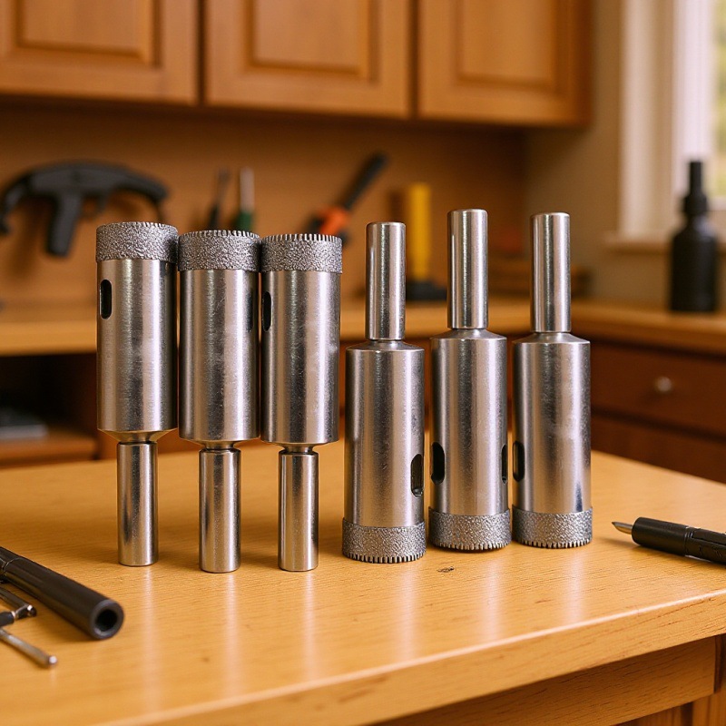 定制玉石玛瑙薄壁金刚石开孔器手镯打眼空心钻翡翠宝石取芯机钻头