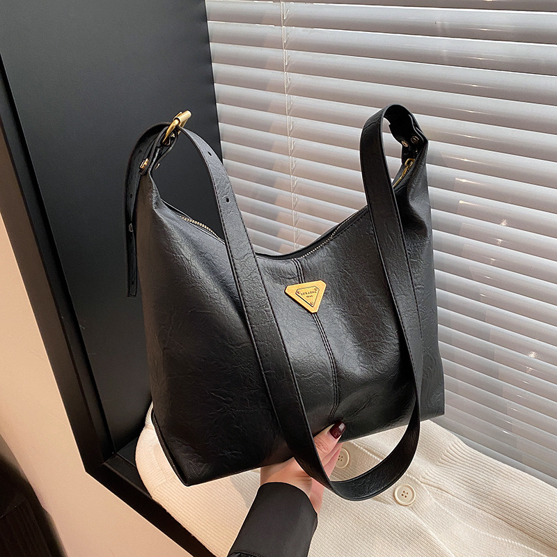 Bolso de gran capacidad, bolso de mujer 2024, nuevo estilo de moda de alta calidad, bolso de cuero suave, bolso de hombro, bolso de viaje al trabajo.