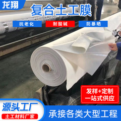 复合土工膜加厚鱼塘防渗膜hdpe膜池塘防水布鱼池两布一膜一布一膜