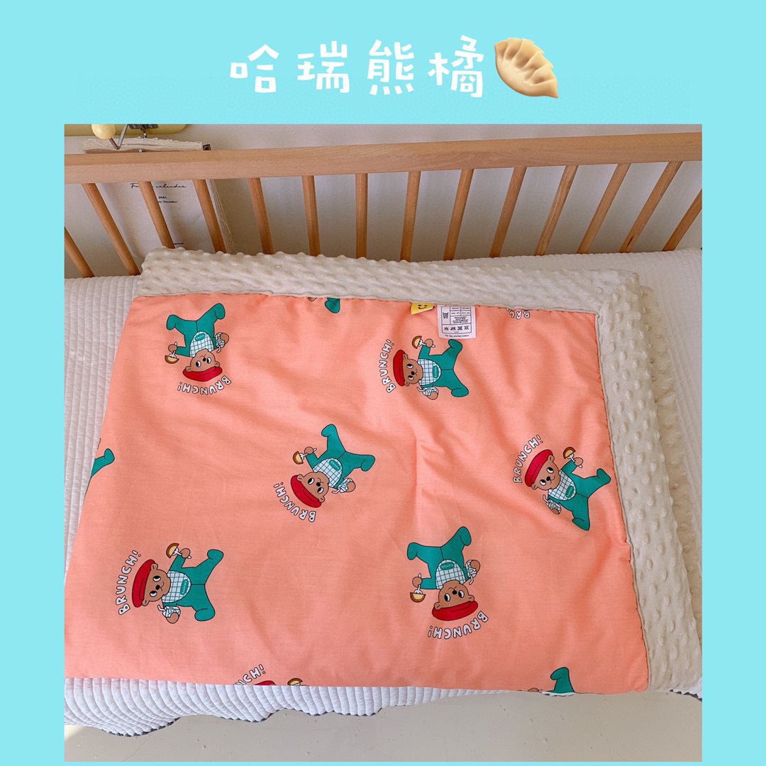 Thick Bead Blanket Newborn Cover All-Season Soothing Quilt Cotton Bead Blanket Autumn/Winter Children Cotton Warm Skin Blanket