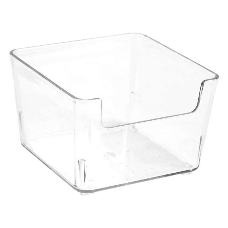 Caja de almacenamiento de escritorio cosméticos hogar transparente acrílico máscara organización caja de almacenamiento de aperitivos cesta misceláneas almacenamiento rack