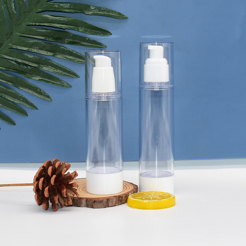 宁波供应15ML真空瓶AS喷雾乳液真空分装瓶小样旅行便捷分装瓶