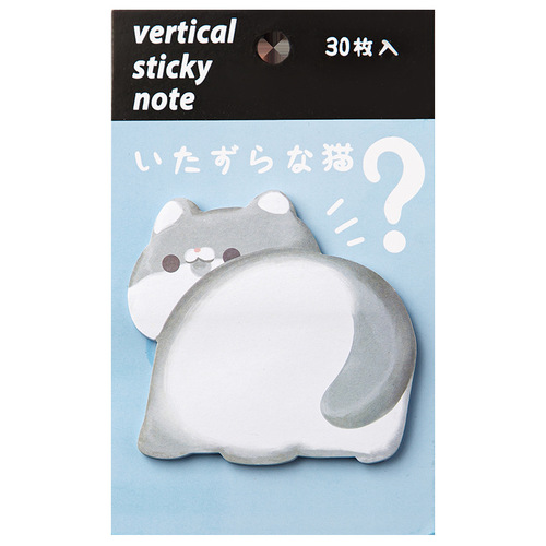Cartoon special-shaped sticky notes for students, creative sticky notes, cute thickened sticky notes, can be stuck N times and stick to school supplies