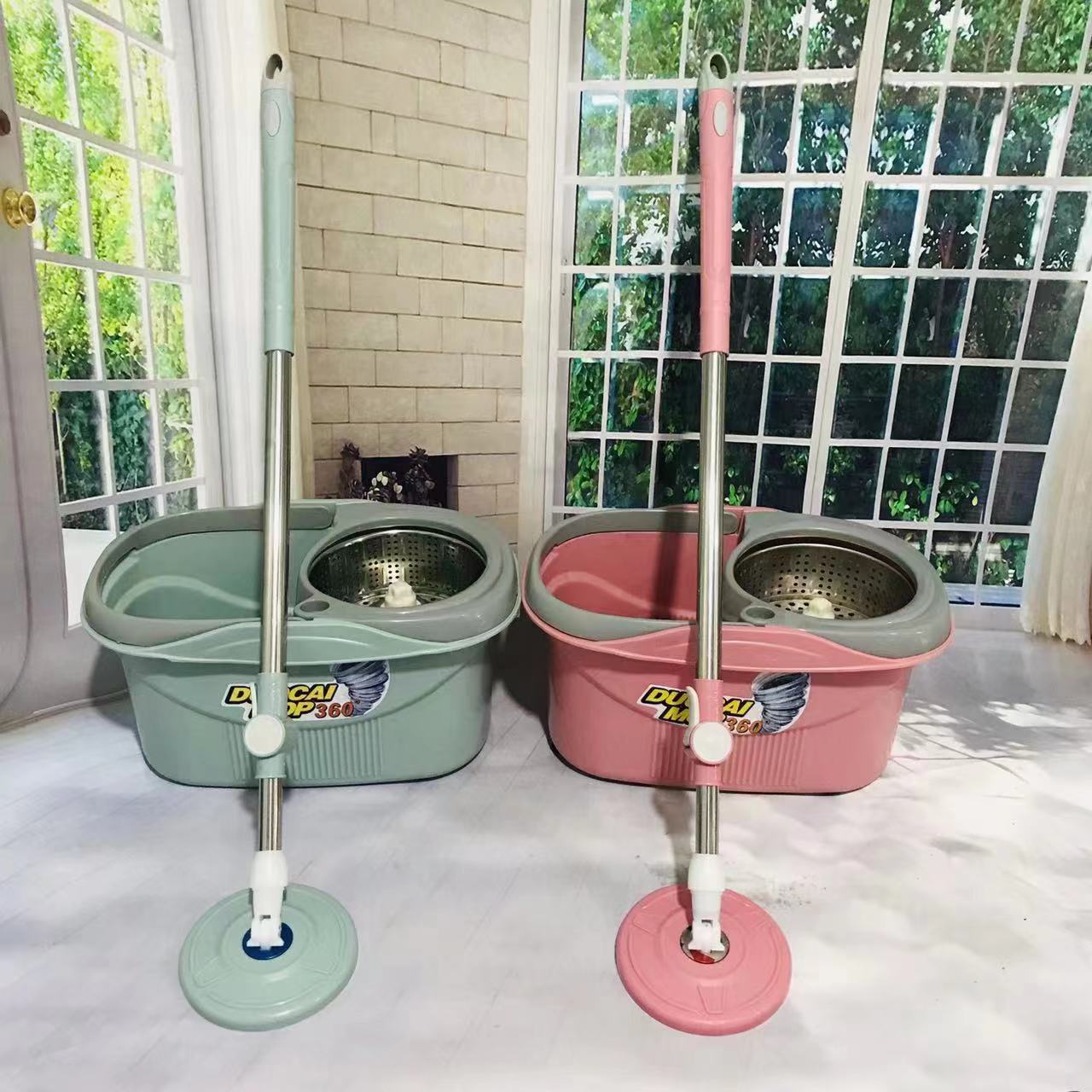 霸州厂家旋风拖把懒人拖地家用旋转拖把桶朵拉免手洗平板拖把套装