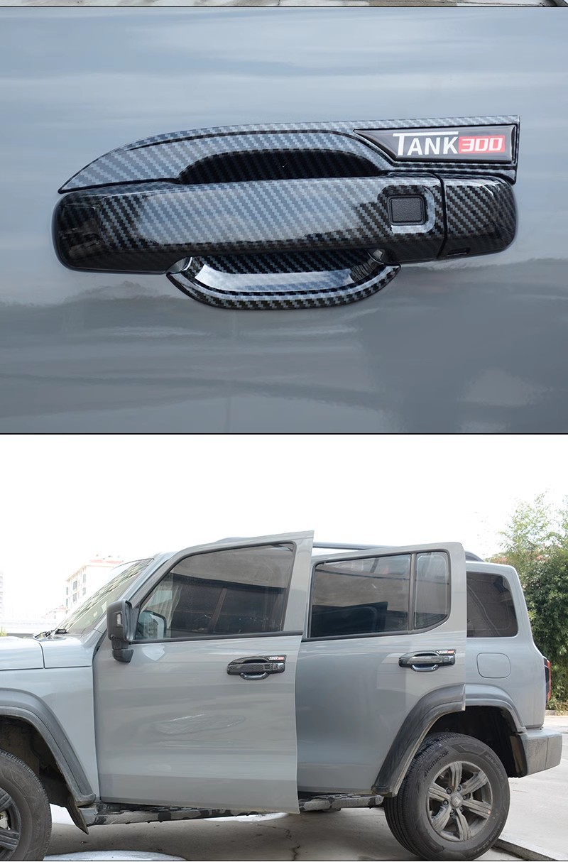 21-25 Weipai Tank 300 Door Bowl Handle Stickers Modified Special Door Handle Anti-Scratch Protection Decorative Accessories