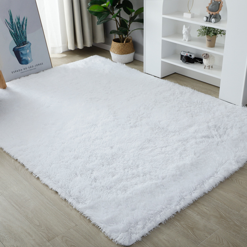 Tappeto in seta e lana tie-dye, morbido, per soggiorno, camera da letto, Internet, celebrità, comodino, uso domestico_voghion.com