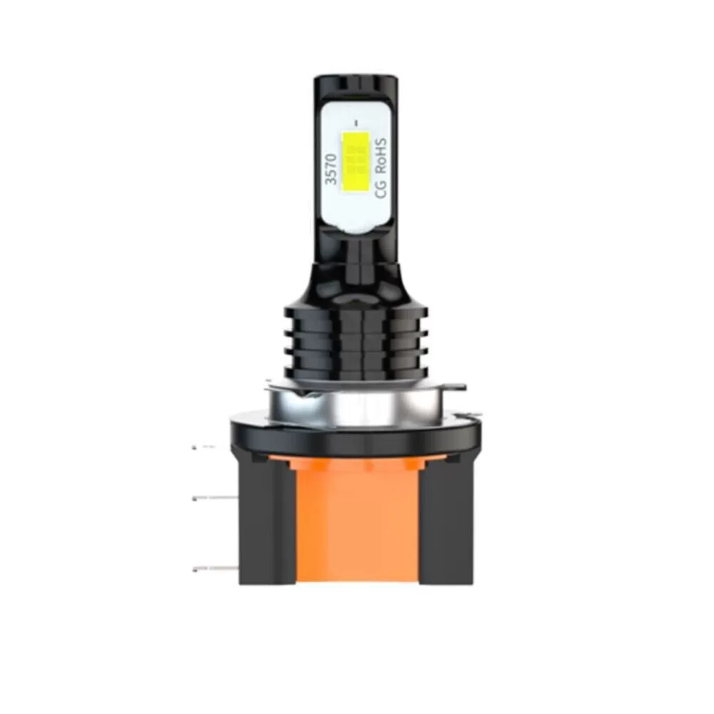Хит продаж H15 3570 80W черный алюминиевый противотуманный фонарь H15 с CSP-чипом, 2 SMD, противотуманный автомобильный свет фар