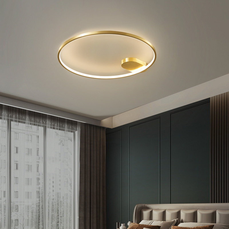 Copper design sconce for bed