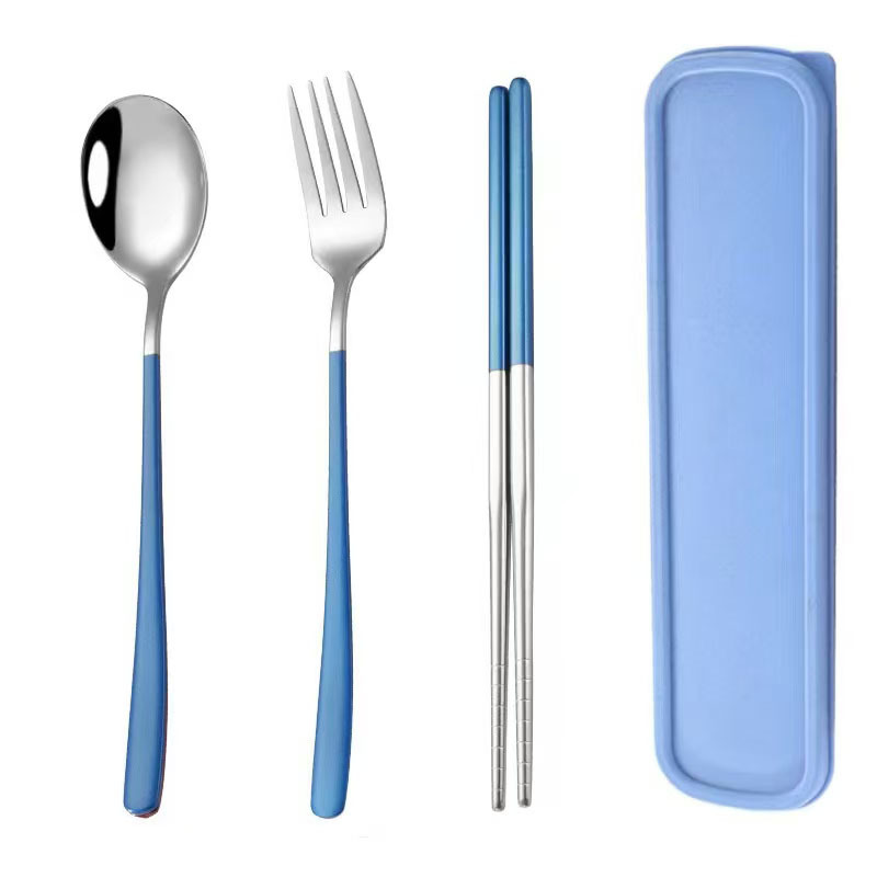 블루 실버-한국식 휴대용