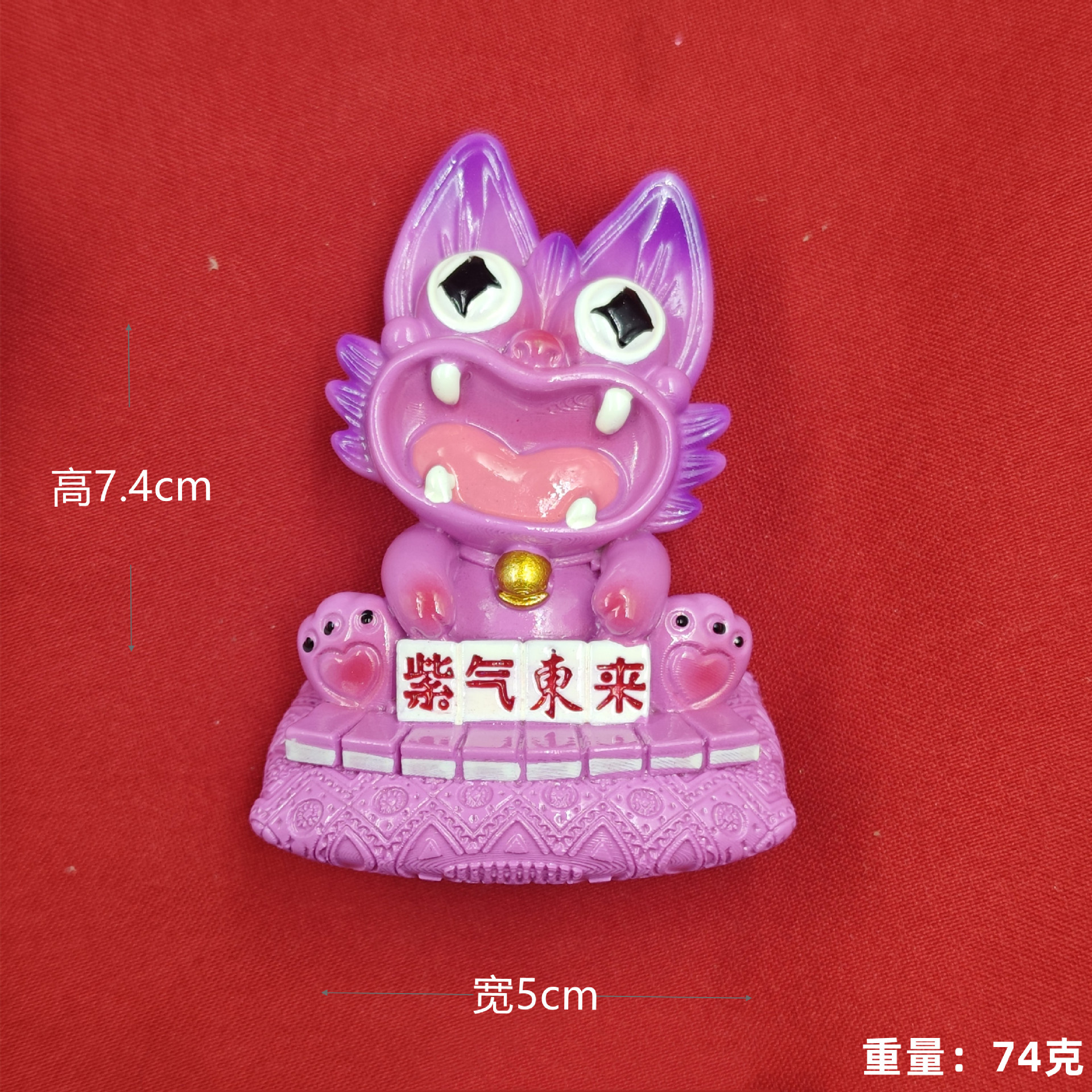 Colorido Yunnan auspicioso gato de azulejos refrigerador pegatinas de turismo conmemorativo PR regalo creativo fábrica de decoración directa image 11