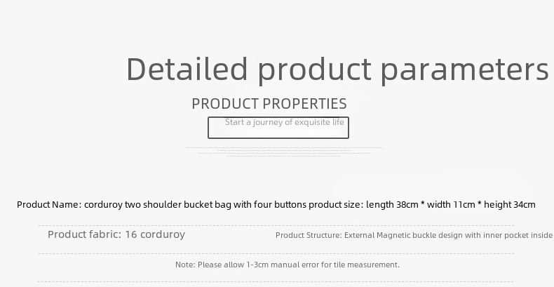 Cross-border Large Capacity Tote Bag All-match Student Bag Women Shopping Bag Canvas Bag Bag Corduroy Shoulder Bag_voghion.com