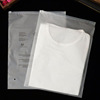 Plastic materials set, pack, clothing with zipper, T-shirt, material